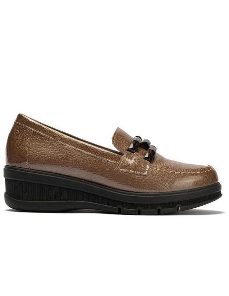 Pitillos - 11541 - TOPO - 11541 - TOPO - Mocasín adorno en charol Topo - 1
