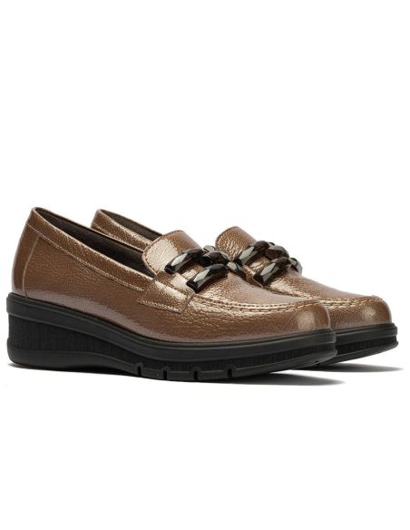 Pitillos - 11541 - TOPO - 11541 - TOPO - Mocasín adorno en charol Topo - 2