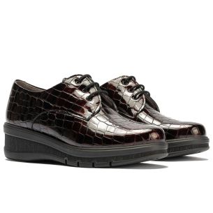 Pitillos - 11542 - BURDEOS - 11542 - BURDEOS - Blucher en charol coco Burdeos - 1 2