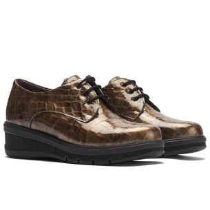 Pitillos - 11542 - HUMO - 11542 - HUMO - Blucher en charol coco Humo - 1 2