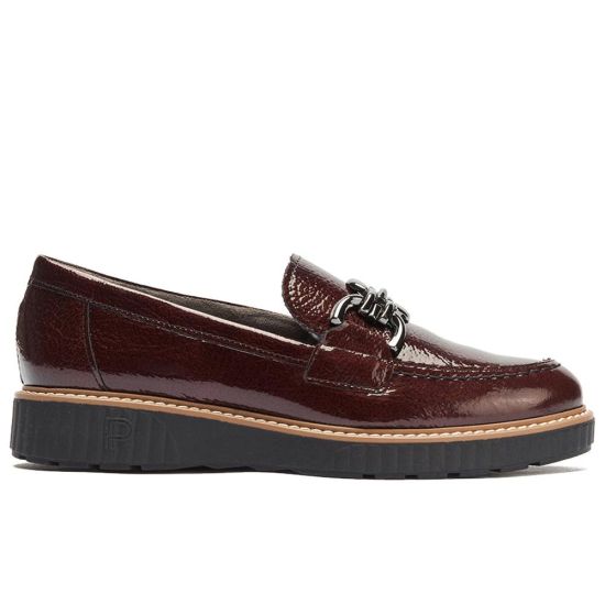 Pitillos - 11550 - BURDEOS - 11550 - BURDEOS - Mocasín con adorno en charol Burdeos - 1