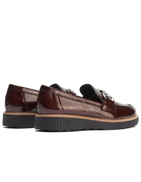 Pitillos - 11550 - BURDEOS - 11550 - BURDEOS - Mocasín con adorno en charol Burdeos - 3