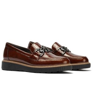 Pitillos - 11550 - CUERO - 11550 - CUERO - Mocasín con adorno en charol Cuero - 1 2