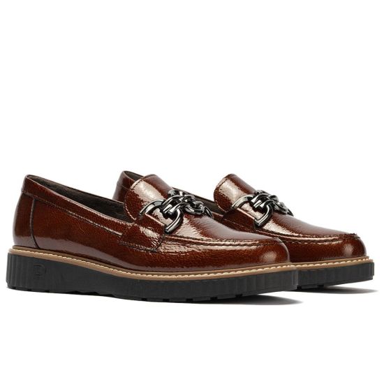 Pitillos - 11550 - CUERO - 11550 - CUERO - Mocasín con adorno en charol Cuero - 2
