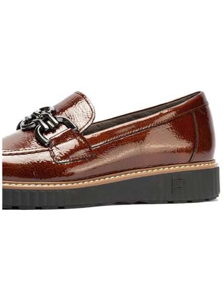 Pitillos - 11550 - CUERO - 11550 - CUERO - Mocasín con adorno en charol Cuero - 4
