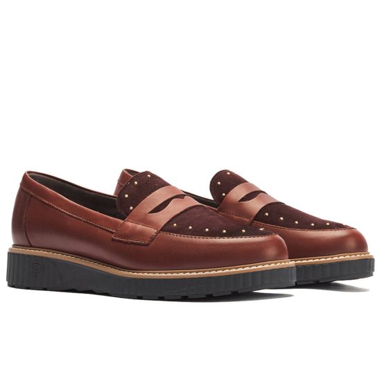 Pitillos - 11552 - BURDEOS - 11552 - BURDEOS - Mocasín tachas combinado napa con ante Burdeos - 2
