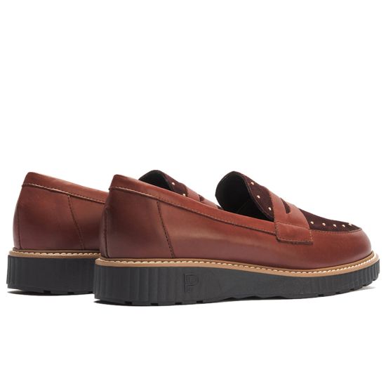 Pitillos - 11552 - BURDEOS - 11552 - BURDEOS - Mocasín tachas combinado napa con ante Burdeos - 3
