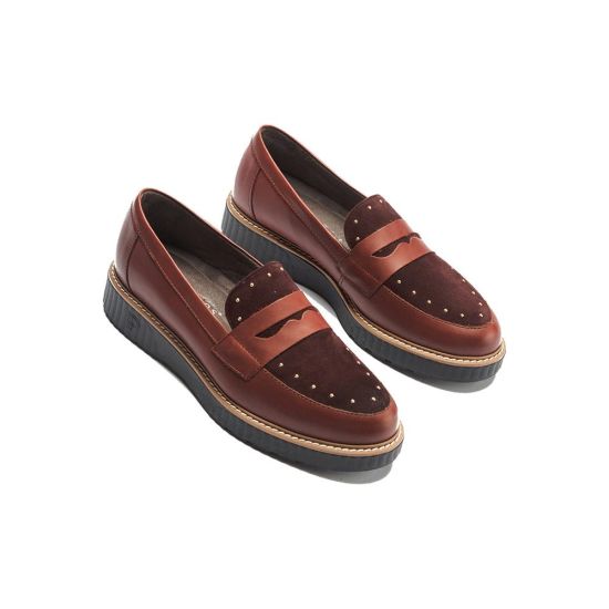 Pitillos - 11552 - BURDEOS - 11552 - BURDEOS - Mocasín tachas combinado napa con ante Burdeos - 4