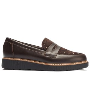 Pitillos - 11552 - MARRON - 11552 - MARRON - Mocasín tachas combinado napa con ante Marrón - 1