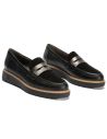 Pitillos - 11553 - NEGRO - 11553 - NEGRO - Mocasín antifaz combinado napa con ante y laminado Negro - 2