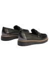 Pitillos - 11553 - NEGRO - 11553 - NEGRO - Mocasín antifaz combinado napa con ante y laminado Negro - 3