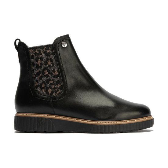 Pitillos - 11556 - NEGRO - 11556 - NEGRO - Botín chelsea en napa con elástico fantasía Negro - 1