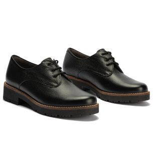 Pitillos - 11561 - NEGRO - 11561 - NEGRO - Blucher en napa con grano Negro - 1 2