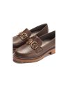 Pitillos - 11562 - MARRON - 11562 - MARRON - Mocasín en napa con grano con detalle adorno Marrón - 4