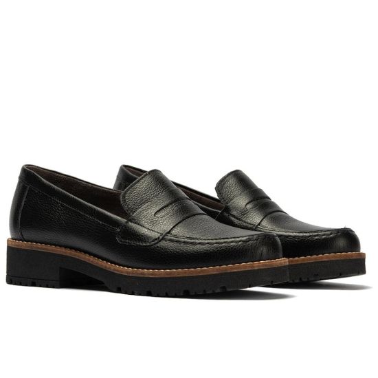 Pitillos - 11564 - NEGRO - 11564 - NEGRO - Mocasín antifaz con napa con grano combinado Negro - 2