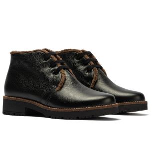 Pitillos - 11566 - NEGRO - 11566 - NEGRO - Botín safari en napa con grano y pelo Negro - 1 2