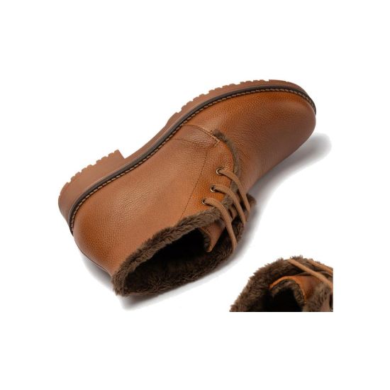 Pitillos - 11566 - CUERO - 11566 - CUERO - Botín safari en napa con grano y pelo Cuero - 4