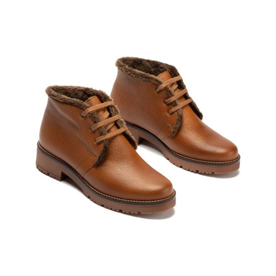 Pitillos - 11566 - CUERO - 11566 - CUERO - Botín safari en napa con grano y pelo Cuero - 5