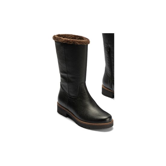 Pitillos - 11568 - NEGRO - 11568 - NEGRO - Botín militar en napa con grano Negro - 2