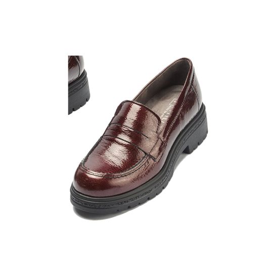 Pitillos - 11573 - BURDEOS - 11573 - BURDEOS - Mocasín antifaz en charol Burdeos - 4