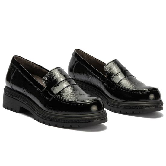 Pitillos - 11573 - NEGRO - 11573 - NEGRO - Mocasín antifaz en charol Negro - 2