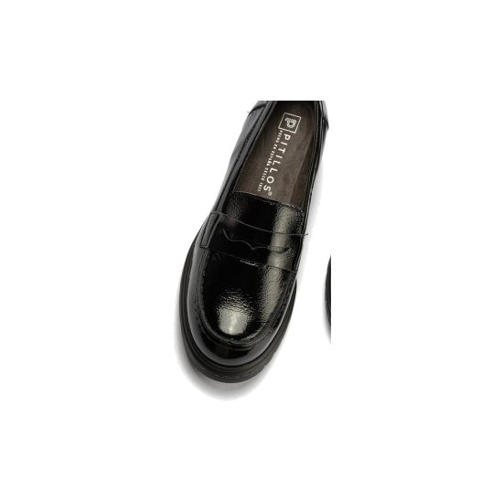Pitillos - 11573 - NEGRO - 11573 - NEGRO - Mocasín antifaz en charol Negro - 5