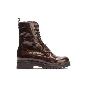 Pitillos - 11574 - MARRON - 11574 - MARRON - Bota militar en charol con cremallera Marrón - 1