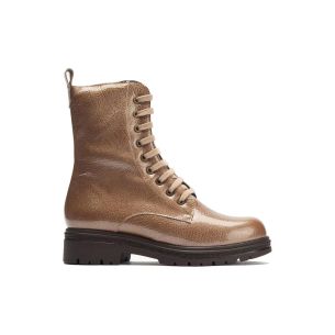 Pitillos - 11574 - TOPO - 11574 - TOPO - Bota militar en charol con cremallera Topo - 1