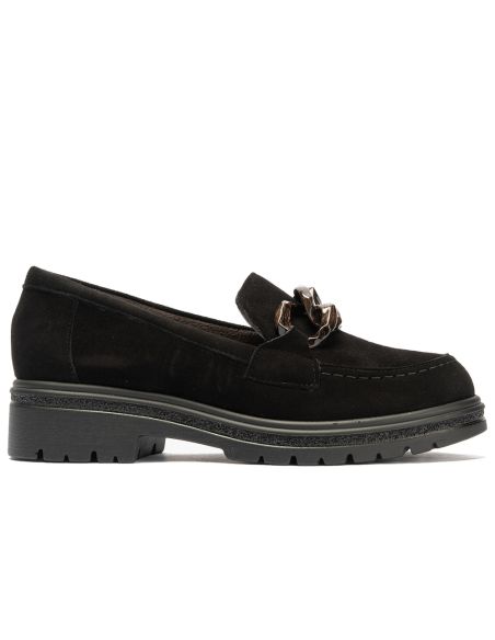 Pitillos - 11578 - NEGRO - 11578 - NEGRO - Mocasín en ante con adorno Negro - 1