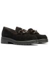 Pitillos - 11578 - NEGRO - 11578 - NEGRO - Mocasín en ante con adorno Negro - 2