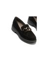 Pitillos - 11578 - NEGRO - 11578 - NEGRO - Mocasín en ante con adorno Negro - 5