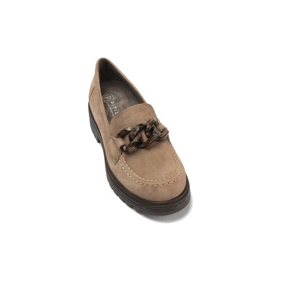 Pitillos - 11578 - TOPO - 11578 - TOPO - Mocasín en ante con adorno Topo - 4