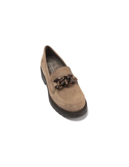 Pitillos - 11578 - TOPO - 11578 - TOPO - Mocasín en ante con adorno Topo - 4