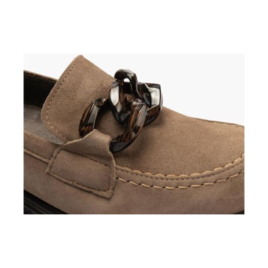 Pitillos - 11578 - TOPO - 11578 - TOPO - Mocasín en ante con adorno Topo - 6