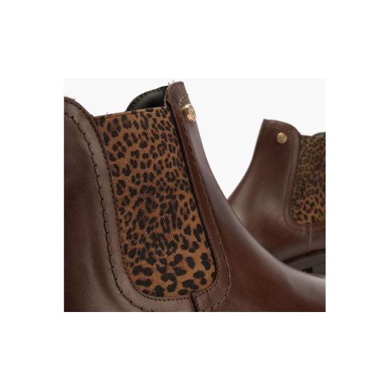 Pitillos - 11584 - MARRON - 11584 - MARRON - Botin chelsea en napa con elástico fantasia Marrón - 5