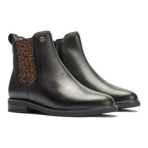 Pitillos - 11584 - NEGRO - 11584 - NEGRO - Botin chelsea en napa con elástico fantasia Negro - 1 2