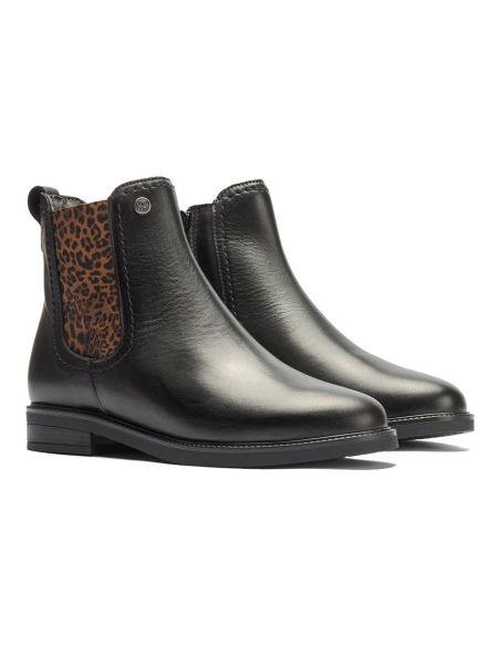 Pitillos - 11584 - NEGRO - 11584 - NEGRO - Botin chelsea en napa con elástico fantasia Negro - 2