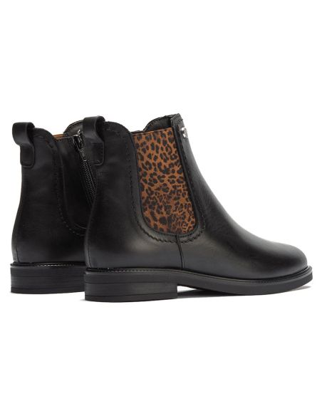 Pitillos - 11584 - NEGRO - 11584 - NEGRO - Botin chelsea en napa con elástico fantasia Negro - 3