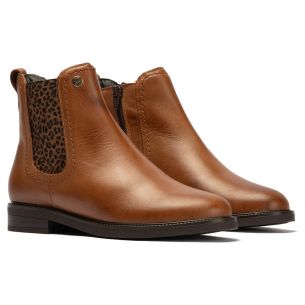 Pitillos - 11584 - CUERO - 11584 - CUERO - Botin chelsea en napa con elástico fantasia Cuero - 1 2
