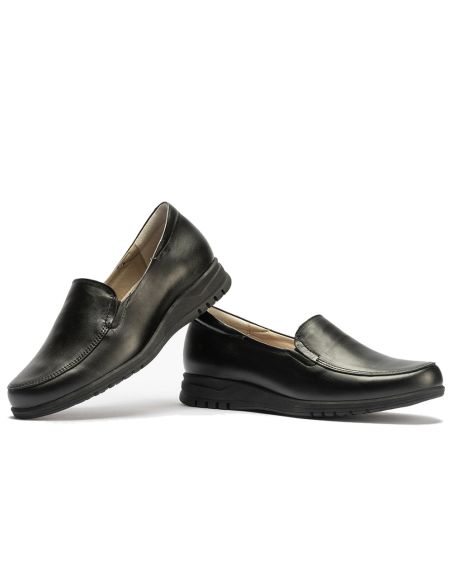 Pitillos - 116 - NEGRO - 116 - NEGRO - Manoletina Básica Piso de Goma Negro - 5