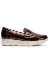 Pitillos - 11600 - BURDEOS - 11600 - BURDEOS - Mocasín antifaz combinado charol con napa grano Burdeos - 1