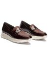Pitillos - 11600 - BURDEOS - 11600 - BURDEOS - Mocasín antifaz combinado charol con napa grano Burdeos - 2