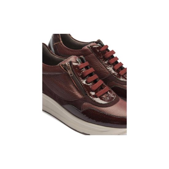Pitillos - 11601 - BURDEOS - 11601 - BURDEOS - Deportivo combinado charol con napa grano con cremalleran Burdeos - 4