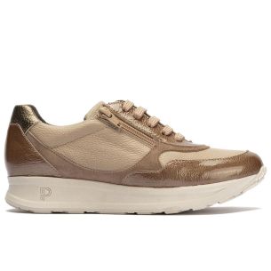 Pitillos - 11601 - TOPO - 11601 - TOPO - Deportivo combinado charol con napa grano con cremallera Topo - 1