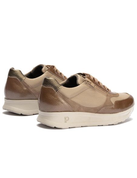 Pitillos - 11601 - TOPO - 11601 - TOPO - Deportivo combinado charol con napa grano con cremallera Topo - 3