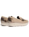 Pitillos - 11602 - TOPO - 11602 - TOPO - Mocasín antifaz flecos combinado napa grano