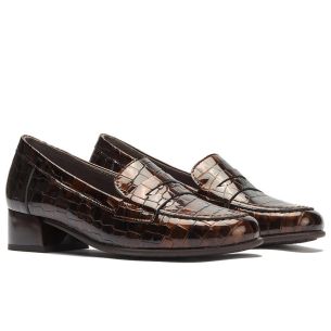 Pitillos - 11634 - MARRON - 11634 - MARRON - Mocasín en charol coco Marrón - 1 2