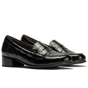 Pitillos - 11634 - NEGRO - 11634 - NEGRO - Mocasín en charol coco Negro - 1 2
