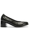 Pitillos - 11640 - NEGRO - 11640 - NEGRO - Salón serpiente charol con ribete elástico Negro - 1