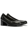 Pitillos - 11640 - NEGRO - 11640 - NEGRO - Salón serpiente charol con ribete elástico Negro - 2